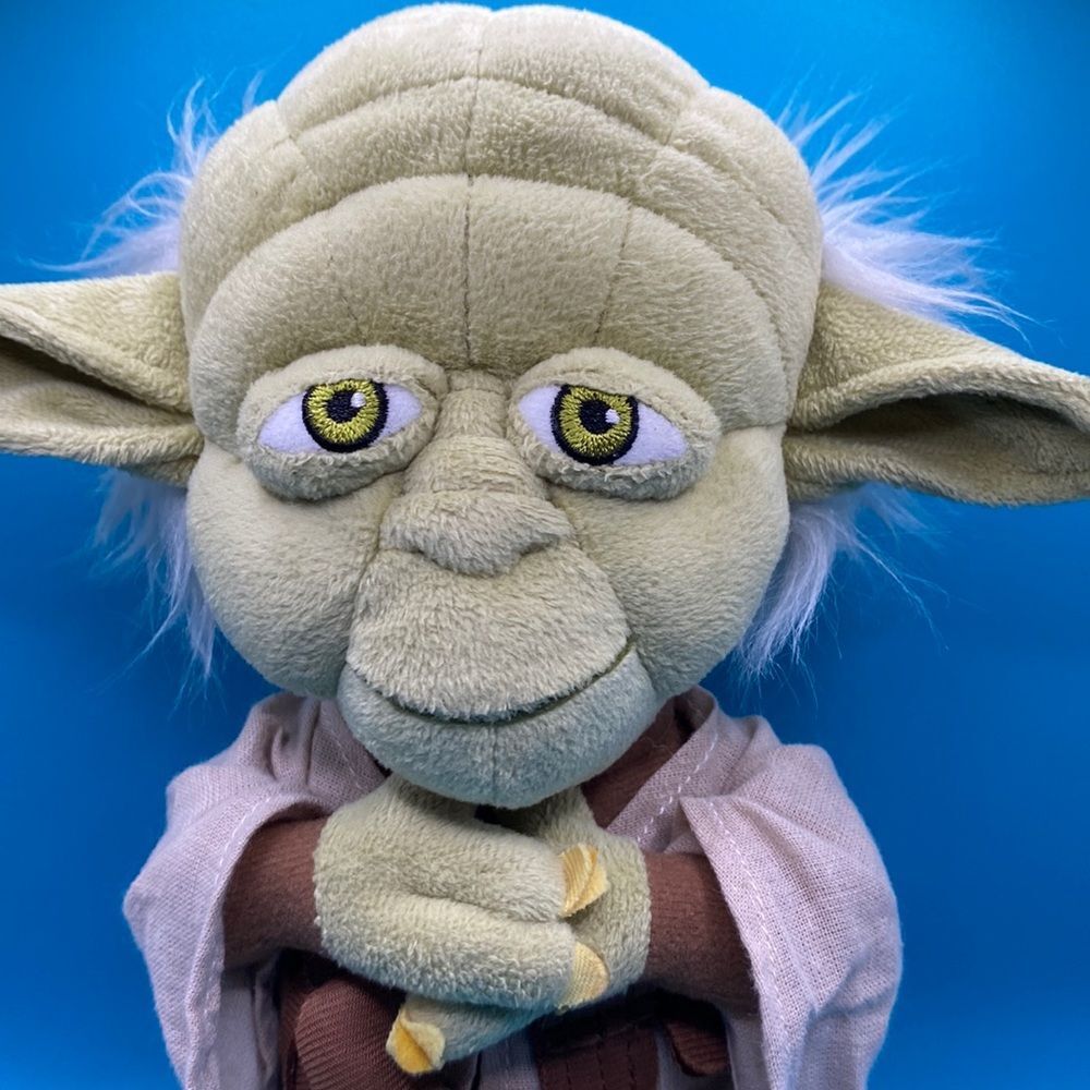 Star Wars Yoda Plush 9" Disney Parks Soft Stuffed Doll with Cane Fan Favorite